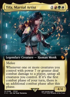 Tifa, Martial Artist Final Fantasy Commander decks Bordless